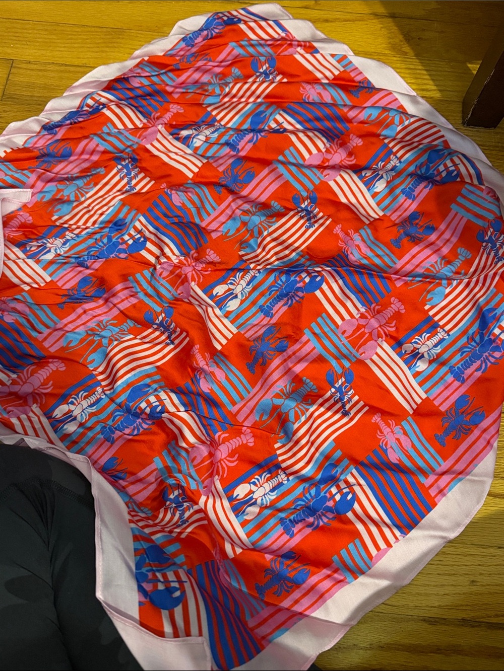 NWT! J. Crew Lobster Pattern Scarf - Picture 3 of 4